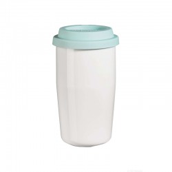 Thermo Mug 350ml Turquoise - Cup&Go White And Turquoise - Asa Selection ASA SELECTION ASA34710024