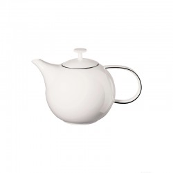 Teapot 1,5lt - Ligne Noire White And Black - Asa Selection