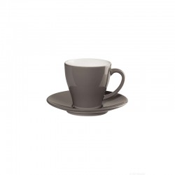 Coffee Cup with Saucer Taupe - Café Ti Amo - Asa Selection