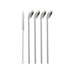 Set of 4 Straw Spoons and Brush - Asa Selection ASA SELECTION ASA33920950