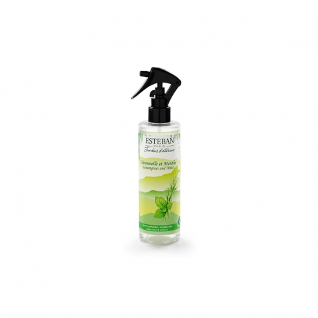 Scented Mist Textiles & Room Spray 250ml - Lemongrass & Mint - Esteban Parfums ESTEBAN PARFUMS ESTBCM-022
