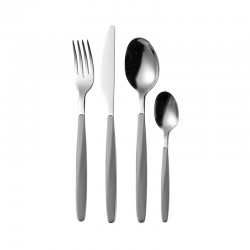 24-Piece Cutlery Set Grey - My Fusion - Guzzini