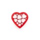 Cookies Puzzle Hearts Red - Lekue LEKUE LK0200160R01M017