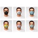 Adult Eco-Friendly Protective Mask Yellow - Eco-Mask - Guzzini Protection GUZZINI protection GZ10890056C