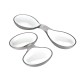 Set of 2 Interlocking Dishes Grey - Grace White And Grey - Guzzini GUZZINI GZ23650092