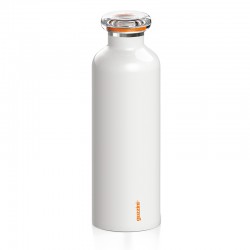 Thermal Travel Bottle 750ml White - Energy - Guzzini