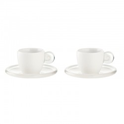 Set of 2 Espresso Cups Clear - Gocce - Guzzini GUZZINI GZ26690000