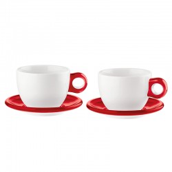Set of 2 Breakfast Cups Red - Gocce - Guzzini GUZZINI GZ27750065
