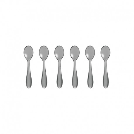 Set of 6 Teaspoons 12cm Grey - Gocce - Guzzini GUZZINI GZ21730092
