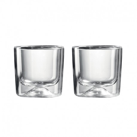 Set of 2 Double Wall Thermo-Glasses - Gocce Clear - Guzzini GUZZINI GZ22300100