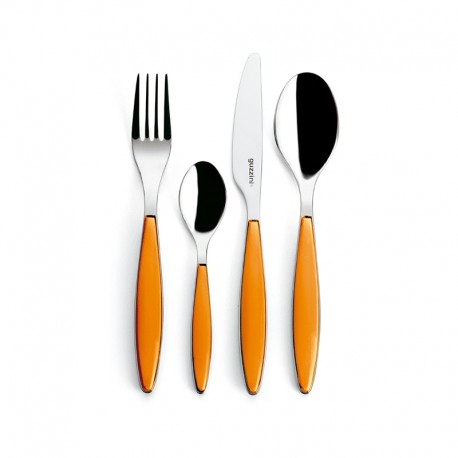 24-Piece Cutlery Set Orange - Feeling - Guzzini GUZZINI GZ23000045