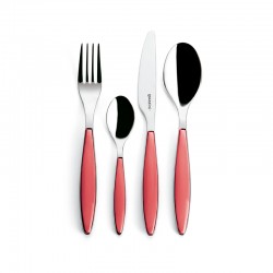24-Piece Cutlery Set Red - Feeling - Guzzini