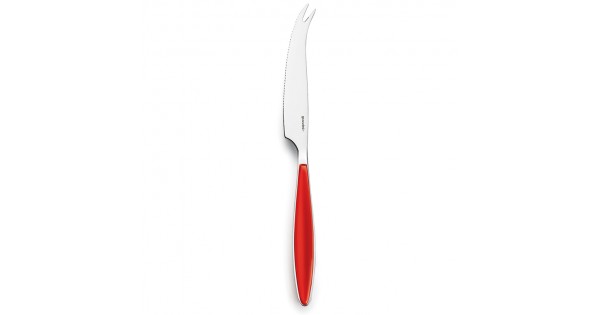 CHEESE KNIFE FEELING Guzzini, col. Clear Red