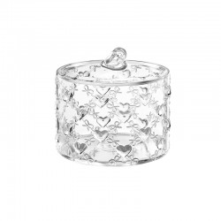 Small Container with Lid Clear - Love - Guzzini