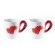 Set of 2 Mugs Red - Love - Guzzini GUZZINI GZ11420065