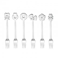 Set of 6 Dessert Forks - Love Silver - Guzzini GUZZINI GZ26841963