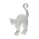 Gato Decorativo - Spikes Branco Brilhante - Byfly BYFLY BY0015