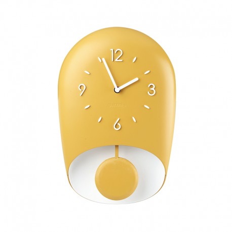 Relógio de Parede com Pêndulo Amarelo BELL - Home Amarelo Mustarda - Guzzini GUZZINI GZ168604206