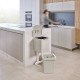 Cubo de Basura/Reciclaje 40L Piedra - Totem Pop Blanco - Joseph Joseph JOSEPH JOSEPH JJ30092
