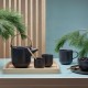 Teapot with Wooden Handle 1lt – Coppa Kuro Black - Asa Selection ASA SELECTION ASA19370190