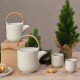 Teapot with Wooden Handle 1lt – Coppa Sencha White - Asa Selection ASA SELECTION ASA19370193