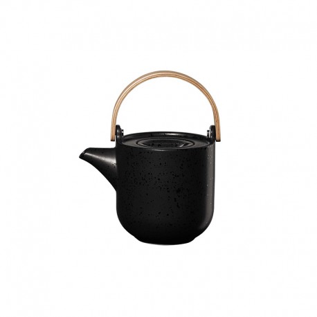 Teapot with Wooden Handle 600ml – Coppa Kuro Black - Asa Selection ASA SELECTION ASA19371190