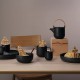 Set of 2 Teacups 200ml – Coppa Kuro Black - Asa Selection ASA SELECTION ASA19080190