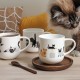 Mug Surprised Cats - Coppa Cats&Dogs White - Asa Selection ASA SELECTION ASA19443014