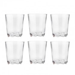 Set of 6 Drinking Glasses 250ml - Glacier Clear - Stelton