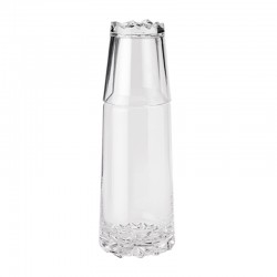 Botella de Vidrio con Vaso - Glacier Transparente - Stelton