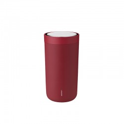 Thermal Cup Warm Maroon 200ml - To-Go Click - Stelton
