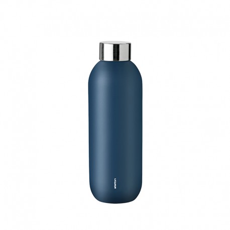 Botella de Água 600ml - Keep Cool Azul Medianoche - Stelton STELTON STT355-5
