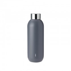 Botella de Água 600ml - Keep Cool Gris Granito - Stelton
