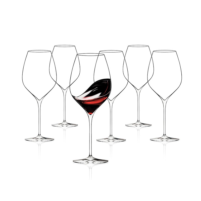 Masterpro Wine Oenology - Juego de 2 Copas de Vino Grandes de
