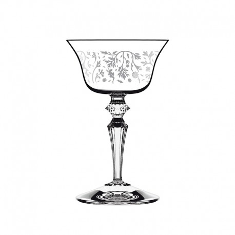 Set of 6 Glasses - Wormwood Double Presidente Pattern Transparent - Italesse ITALESSE ITL3372P