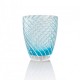 Set of 6 Tumbler Glasses 380ml Blue - Vertigo Blue And White - Italesse ITALESSE ITL3353BW