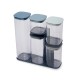 5 Storage Container Set with Stand - Podium Sky Blue - Joseph Joseph JOSEPH JOSEPH JJ81106