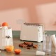 Toaster White - Plissé - Alessi ALESSI ALESMDL08W
