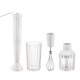 Hand Blender with Accessories White - Plissé - Alessi ALESSI ALESMDL10SW