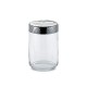 Glass Jar with Hermetic Lid 1Lt - Veneer Silver - Alessi ALESSI ALESPU05/100