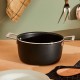 Casserole with Two Handles Ø20cm Black - Pots&Pans - A Di Alessi A DI ALESSI AALEAJM101/20B