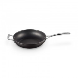 Tall Frying Pan with Additional Handle 26cm Black - Le Creuset