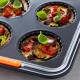 6 Cup Fluted Tart Tin Tray Black - Le Creuset LE CREUSET LC94102939000000