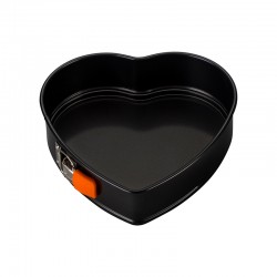 Molde Corazón Desmontable 25cm Negro - Le Creuset