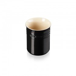 Stoneware Small Utensil Jar Black Onyx - Classic - Le Creuset