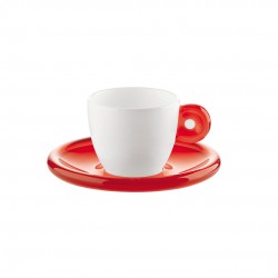 Juego de 6 Tazas de Café Espresso Rojo - Gocce - Guzzini GUZZINI GZ26690165