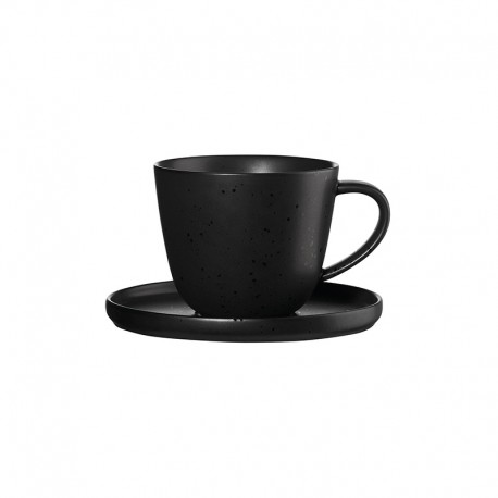 Coffee Cup With Saucer 250ml - Coppa Kuro Black - Asa Selection ASA SELECTION ASA19020190