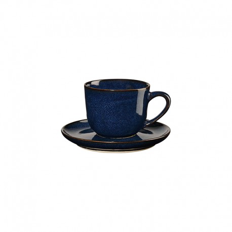 Espresso Cup with Saucer 90ml Midnight Blue – Saisons - Asa Selection ASA SELECTION ASA27110119