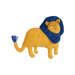 Toy Lion Leo Yellow and Blue - Kids Green - Asa Selection
