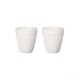 Set of 2 Thermo Mugs Espresso Stripes White - Thermo - Asa Selection ASA SELECTION ASA33700024